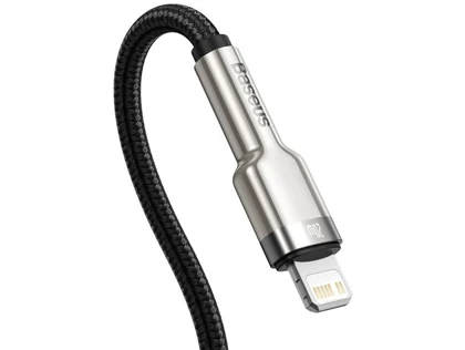 کابل شارژ سریع تایپسی به لایتنینگ 2 متری بیسوس Baseus Cafule Series Metal Data Cable Type-C to iP PD 20W CATLJK-B01
