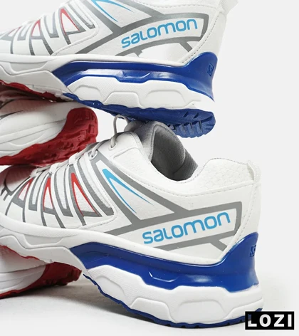 کفش کتانی مردانه و زنانه سفید قرمز ابی سالومون Salomon X ULTRA