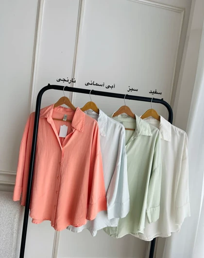 شومیز سیلک دلوینا کد SH-9091