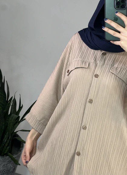 مانتو دکمه دار برکه