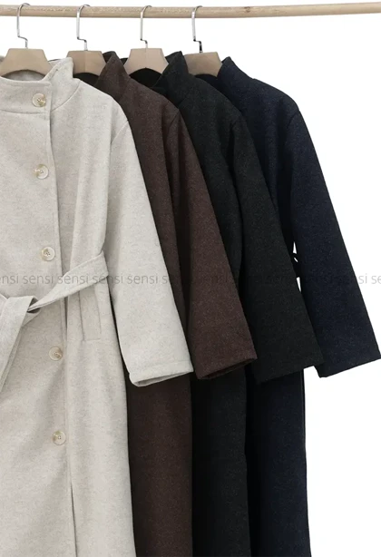 پالتو فوتر یقه ایستاده آستر دار @کد1004971