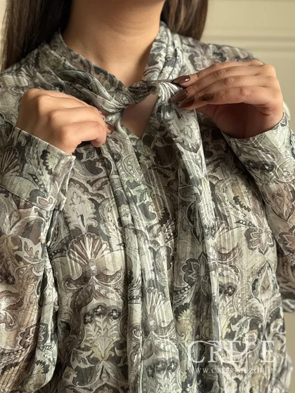 شومیز حریر شاین کرواتی