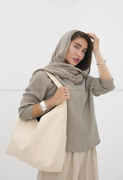 شومیز آستین بلند سیلک