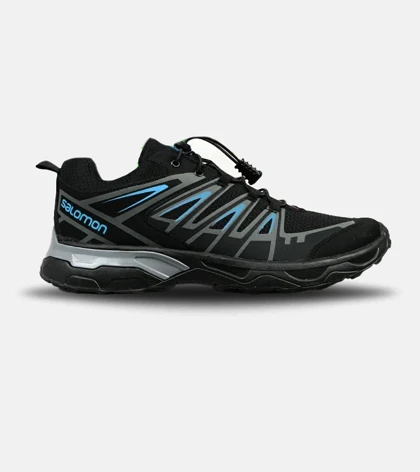 کفش کتانی بزرگ پا مشکی آبی سالومون Salomon X ULTRA