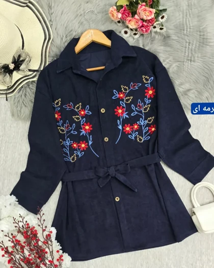مانتو گلدوزی پرگل