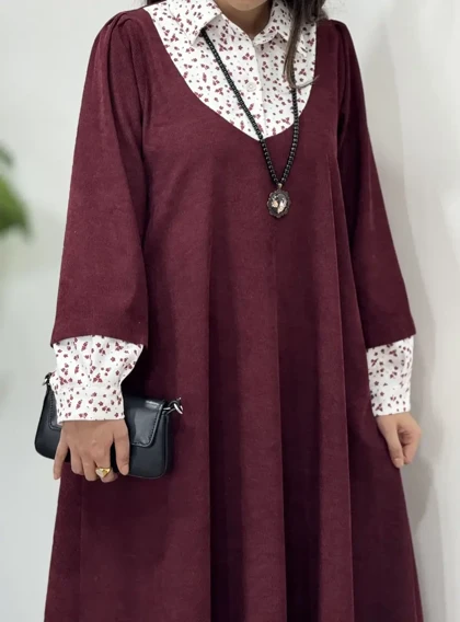 پیراهن مانتویی نورین ویژه یلدا