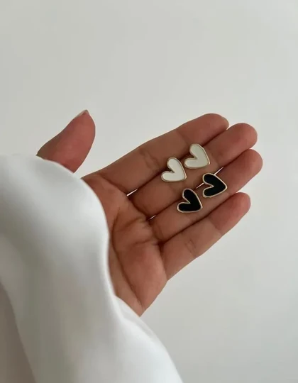 گوشواره قلب مینیاتوری