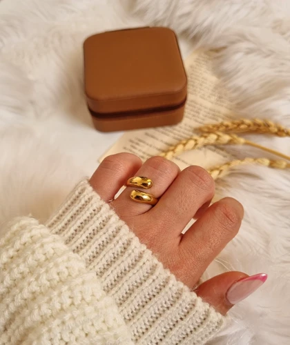 انگشتر استیل رنگ ثابت 4