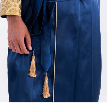 روبدوشامبر کلاسیک سرمه ای