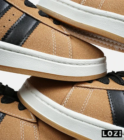 کفش کتانی مردانه و زنانه قهوه ای مشکی ADIDAS Campus مدل 6484