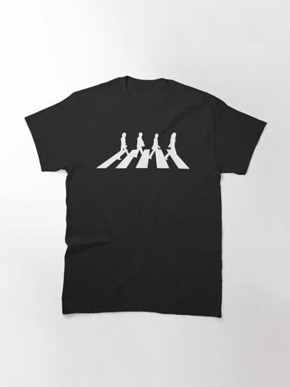 تیشرت گروه موسیقی beatles بیتلز Minimalistic Abbey Road