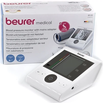 فشارسنج بازویی بیورر Beurer مدل BM28 با کاف یونیورسال