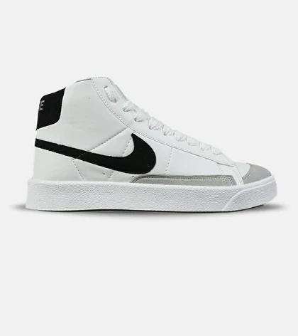 کفش کتانی ساق‌دار مردانه و زنانه سفید مشکی Nike Blazer Low 77 مدل 7930