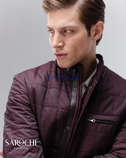 کت تک کژوال پارچه مورب ذغالی