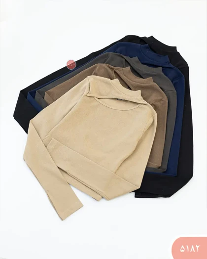 بلوزکراپ جلو اشکی 5182