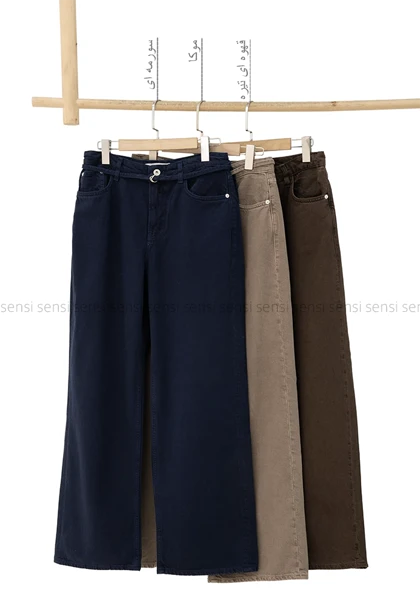 شلوارجین بگ رنگی کد1004719