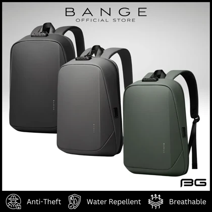 کوله پشتی اورجینال بنج مدل BANGE - BG7251 + قفل ضد سرقت