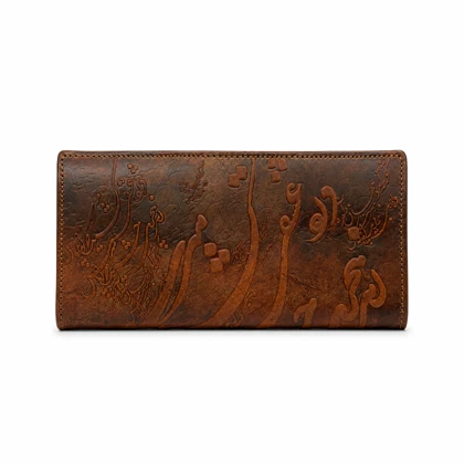 کیف پول چرم طبیعی مدل نگار کد 207013