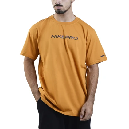 تیشرت ورزشی مردانه نایک مدل Mub-0704 خردلی