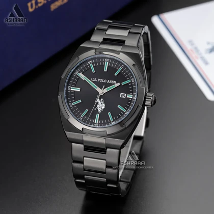 ساعت یو اس پولو مشکی U.S. Polo Assn. USPA1090-03