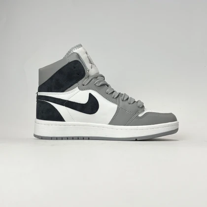 کفش روزمره جردن 1 ساق‌دار طوسی سرمه ای