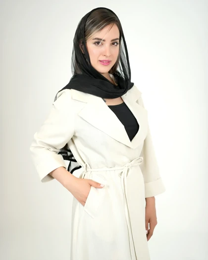 مانتو بلند بندی کد 1329