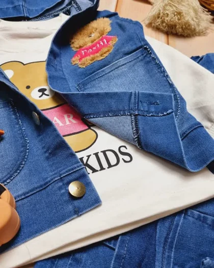 سه تیکه جین مدل تدی پاستیلی