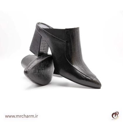 صندل مجلسی چرم پاشنه‌دار mrc2110-12