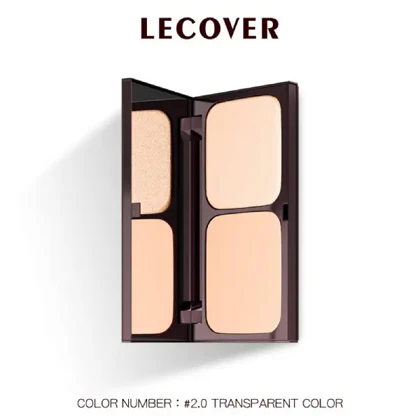 پنکک پودری مات و طبیعی لیکاورLecover