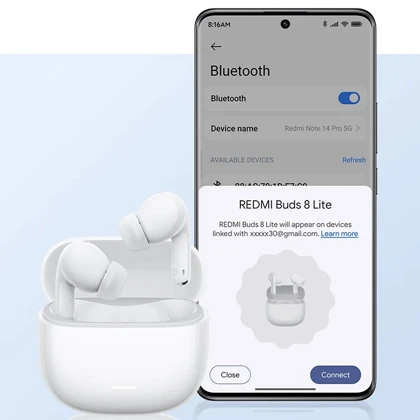 هندزفری بلوتوثی شیائومی مدل REDMI BUDS 8 LITE
