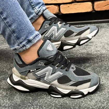 کتانی اسپرت مردانه مدل نیوبالانس 9060 NEW BALANCE رنگ سرمه ای کد 8971
