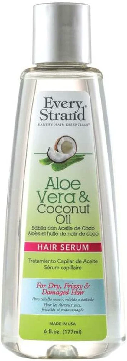 سرم مو آلوئه ورا و روغن نارگیل اوری استرند Every Strand Aloe Vera Coconut Oil Hair Serum 177Ml