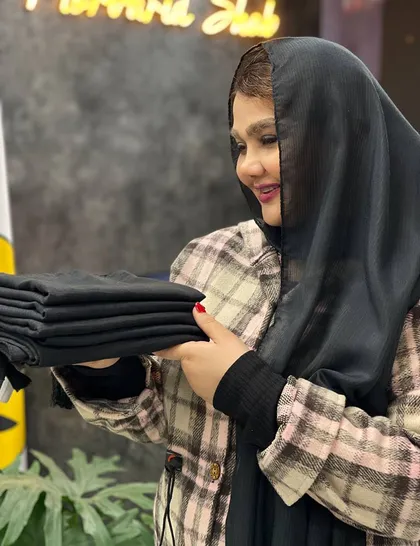 شال منگوله‌دار ندا کد : L169