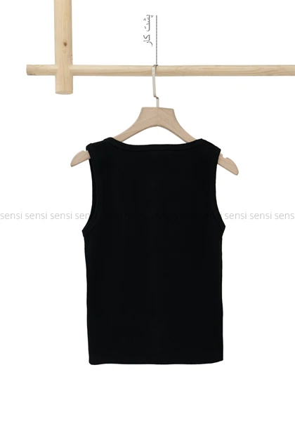 تاپ زنانه کبریتی کشی پاپیون کد1006396