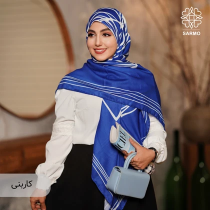روسری نخ پنبه رزا