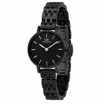 ساعت دنیل ولینگتون گرد مینی زنانه مشکی DW-7332-L
