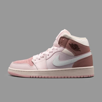 نایکی جردن 1 مید دیجیتال پینک Nike Air Jordan 1 Mid Digital Pink