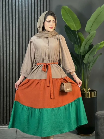 پیراهن کرسپو طناز کد 1674