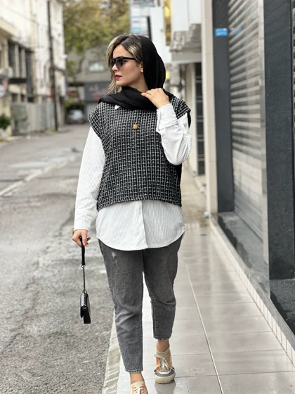 ست وست و شومیز کبریتی