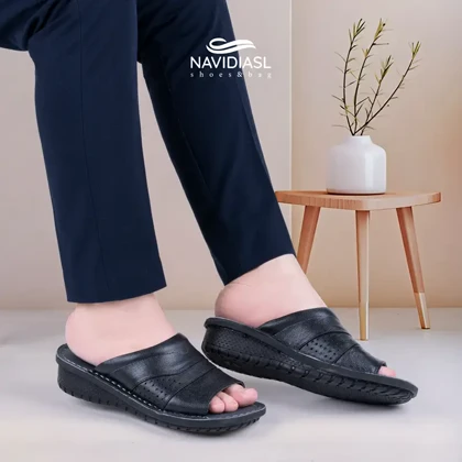 صندل مردانه چرم سروش طبی کد 1502013