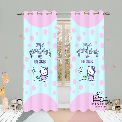 پرده کودک طرح کیتی مدل W5145