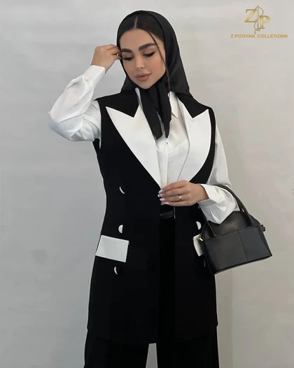 وست زنانه مجلسی کرپ رکسانا