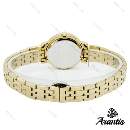 ساعت الکسا A0107 زنانه بدنه طلایی دورنگین w-10091