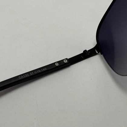 عینک آفتابی مردانه کارتیر Cartier مدل Santos تمام مشکی