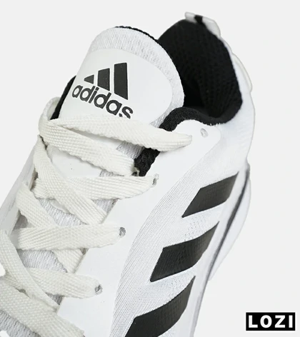 کفش کتانی مردانه و زنانه سفید مشکی ADIDAS BONCE مدل 7781