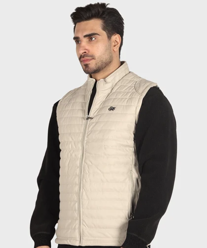 پافر مردانه چرمی و بدون کلاه 2549