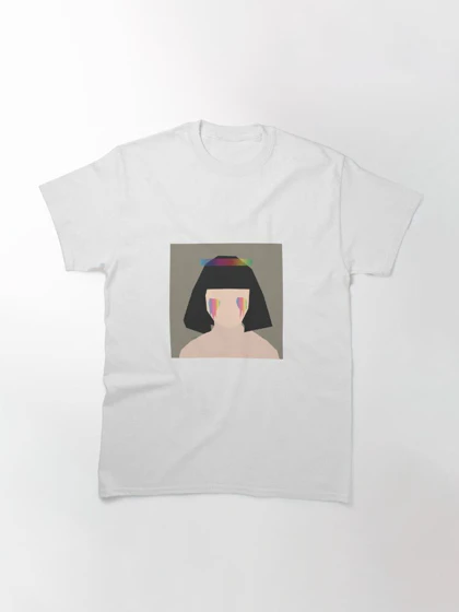 تیشرت خواننده sia | تیشرت سیا طرح Othis is acting minimal album cover کد 158425