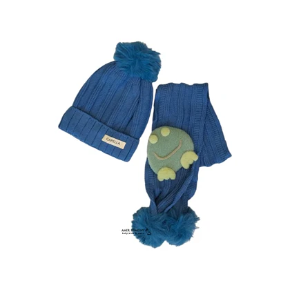 کلاه و شالگردن فانتزی بچگانه