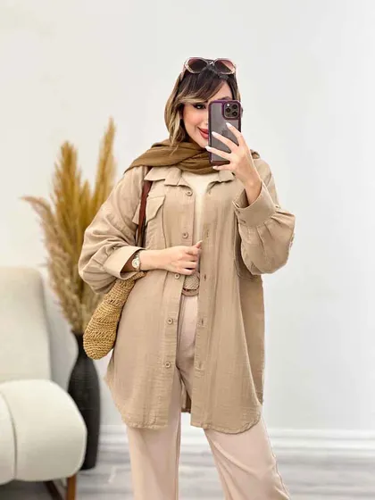 مانتو دو جیب ماهور