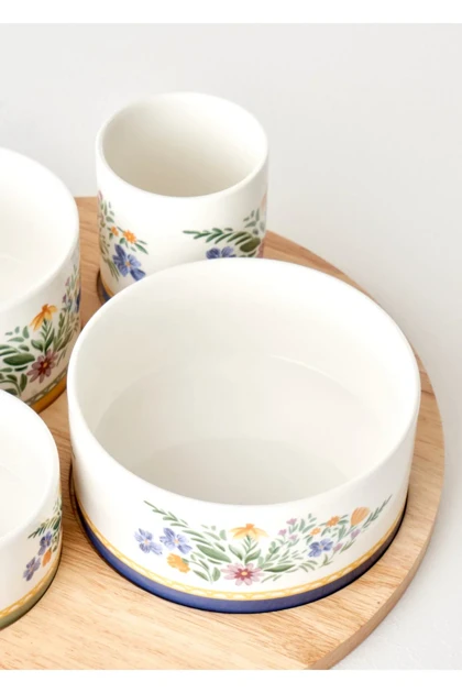 ست ظرف تنقلات Bella Maison مدل Bianca New Bone چینی - چندرنگ